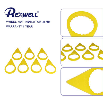38mm Yellow Wheel Nut Check Indicator Loose Lug Nut Indicator