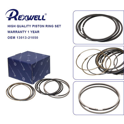 Nuove parti del motore su misura 1NZ 2NZ 0.50-020 (1.2x1.2x2.0 75.00MM) 13011-21050 13013-21050 Anelli a pistoni per Toyota Corolla Yaris 1.3 1.5L