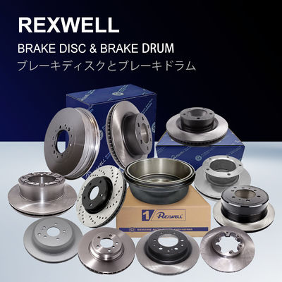 Rotore a disco di frenata a ventola di ferro fuso rivestito di grigio per auto 43512-0C020 43512-60210 per Toyota Land Cruiser Prado Lexus LX570